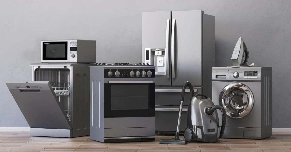 Pack électroménager argenté – Cuisine & Entretien 7 appareils