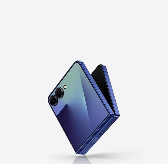 Samsung Galaxy Z Flip7 – Smartphone pliable bleu
